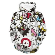 BAD BADTZ-MARU Hoodie with Pocket Anime for Men Women Couple Gift